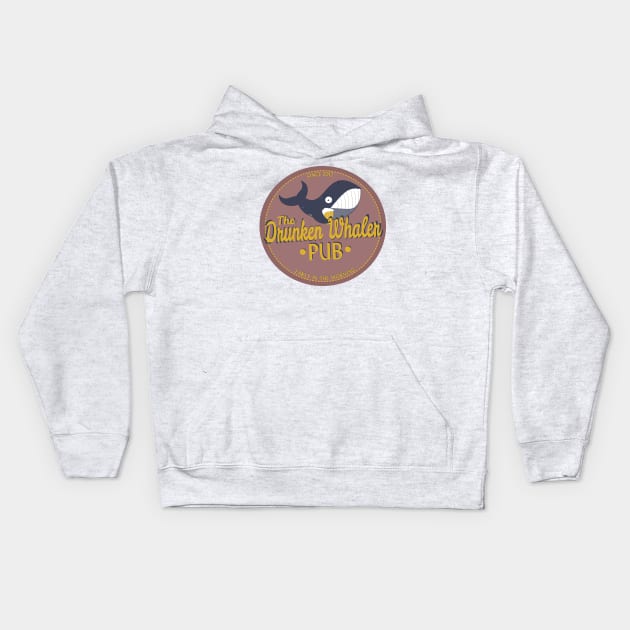 The Drunken Whaler Pub Kids Hoodie by SyFFiLiS